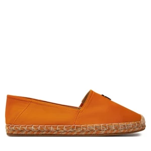 Espadryle Tommy Hilfiger Th Satin Flat Espadrille FW0FW07881 Pomarańczowy