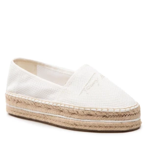 Espadryle Tommy Hilfiger Th Textured Flatform Espadrille FW0FW06433 Biały