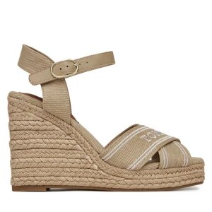 Espadryle Tommy Hilfiger Tommy Hilfiger Espad High Wedge FW0FW08668 Beżowy