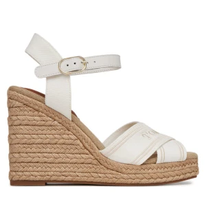 Espadryle Tommy Hilfiger Tommy Hilfiger Espad High Wedge FW0FW08668 Écru