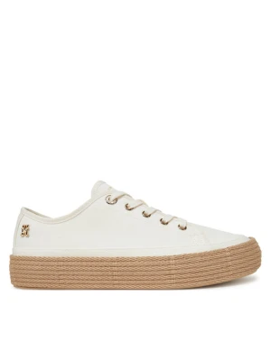 Espadryle Tommy Hilfiger Vulc Espadrille Sneaker FW0FW08404 Biały