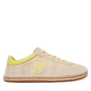 Espadryle Tommy Hilfiger Woven Logo Embroidery FW0FW09108 Beżowy