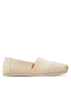 Espadryle Toms Alpargata 10020656 Écru Kremowy