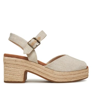 Espadryle Toms Isla Peep Toe 10021977 Écru