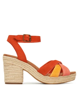 Espadryle Toms Majorca Strappy 10021951 Pomarańczowy