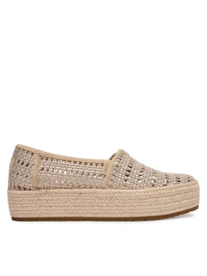 Espadryle Toms Valencia 10021921 Złoty