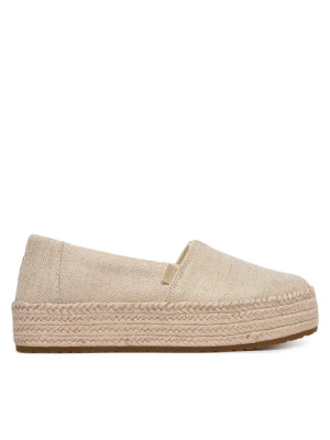 Espadryle Toms Valencia 10023059 Beżowy