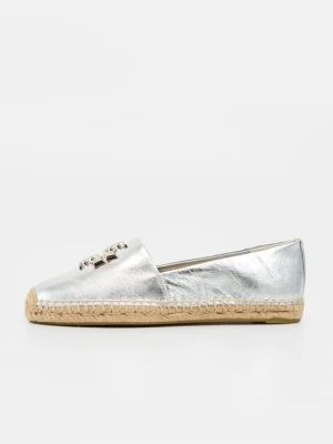 Espadryle Tory Burch srebrny