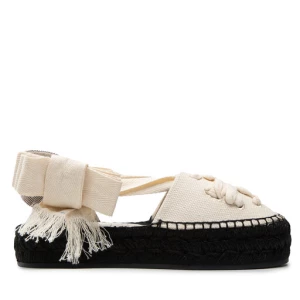 Espadryle Tory Burch Woven Bouble T Espadrille 282 Beżowy
