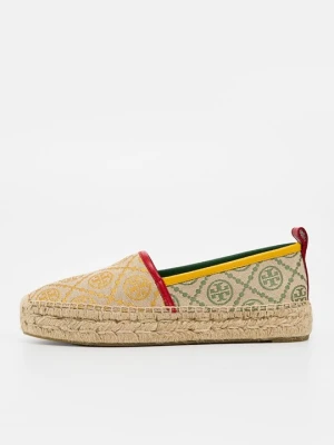 Espadryle Tory Burch żółty