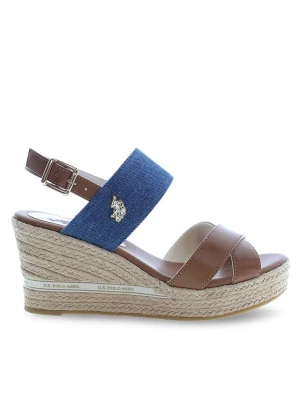 Espadryle U.S. Polo Assn. Alyss ALYSSA011 Brązowy