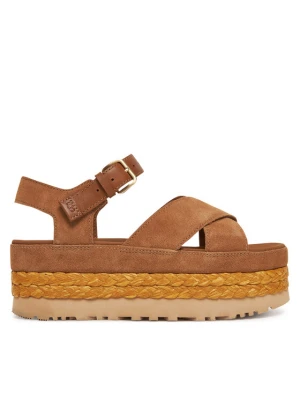 Espadryle Ugg W Aubrey Ankle Strap 1167471 Brązowy