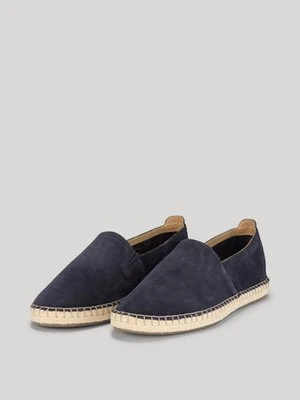 Espadryle Velluto Stampa w kolorze ciemnoniebieskim Joop