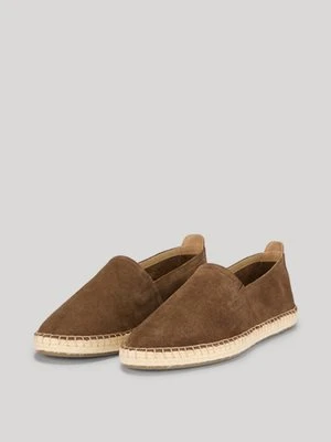 Espadryle Velluto Stampa w kolorze kawy Joop