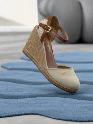 Espadryle Wrangler mleczny