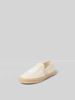 Espadryle z detalem z logo Kenzo Écru
