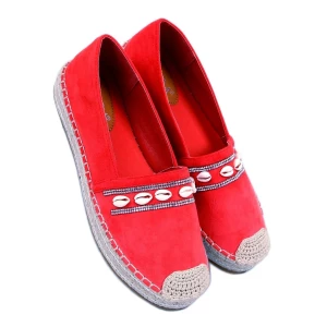 Espadryle z muszelkami Ocean Orange pomarańczowe Inna marka