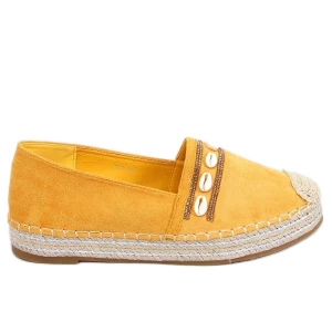 Espadryle z muszelkami Ocean Yellow żółte Inna marka