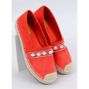 Espadryle Z Muszelkami Pomarańczowe 6771 Orange - Inello