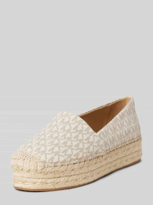 Espadryle z nadrukiem z logo model ‘LYNN’ MICHAEL Michael Kors