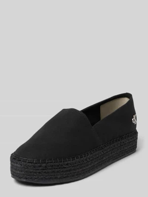Espadryle z podeszwą na platformie Calvin Klein Jeans