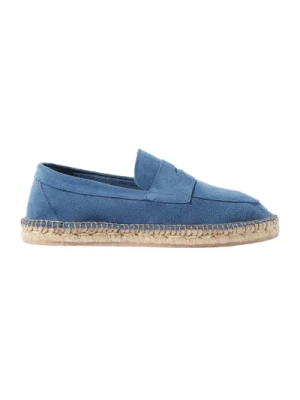 Espadryle ze Stalowym Zamszem Scarosso