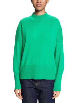 ESPRIT Sweter w kolorze zielonym rozmiar: L