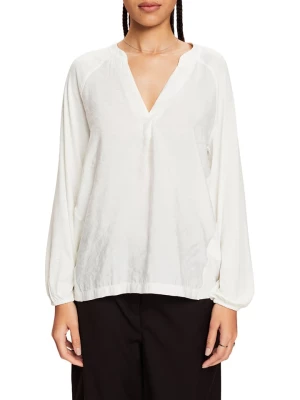 ESPRIT Bluzka w kolorze białym rozmiar: XL
