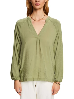 ESPRIT Bluzka w kolorze zielonym rozmiar: S