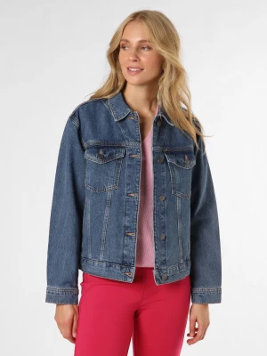 Esprit Casual Damska kurtka jeansowa Kobiety Bawełna niebieski jednolity,