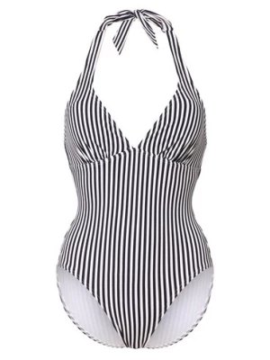 Esprit Casual Damski kostium kąpielowy Kobiety niebieski w paski,