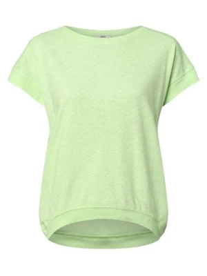 Esprit Casual T-shirt damski Kobiety Bawełna zielony jednolity,