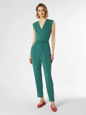 Esprit Collection Kombinezon damski Kobiety Sztuczne włókno zielony jednolity,