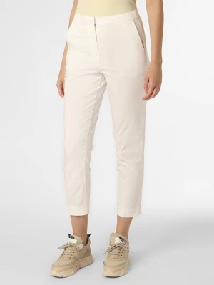 Esprit Collection Spodnie Kobiety Bawełna biały jednolity,