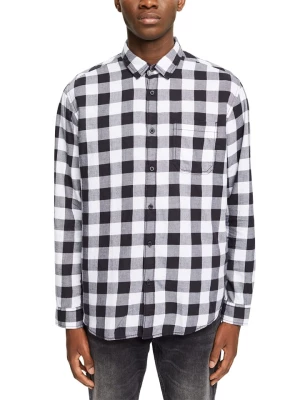 ESPRIT Koszula - Regular fit - w kolorze czarno-białym rozmiar: L