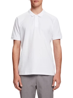 ESPRIT Koszulka polo w kolorze białym rozmiar: XXL