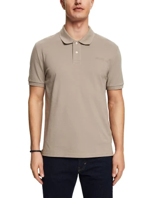 ESPRIT Koszulka polo w kolorze szarobrązowym rozmiar: M