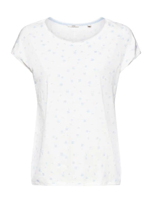 ESPRIT Koszulka w kolorze biało-beżowym rozmiar: L