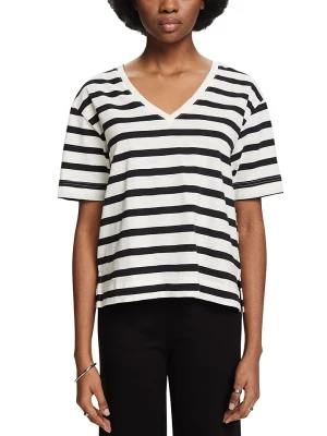 ESPRIT Koszulka w kolorze biało-czarnym rozmiar: XXL