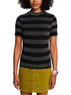 ESPRIT Koszulka w kolorze czarno-antracytowym rozmiar: M