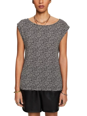 ESPRIT Koszulka w kolorze czarno-białym rozmiar: XL