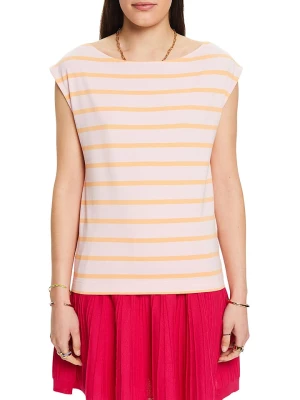 ESPRIT Koszulka w kolorze jasnoróżowo-pomarańczowym rozmiar: M