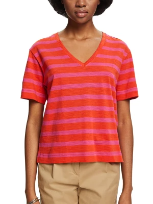 ESPRIT Koszulka w kolorze jasnoróżowo-pomarańczowym rozmiar: L