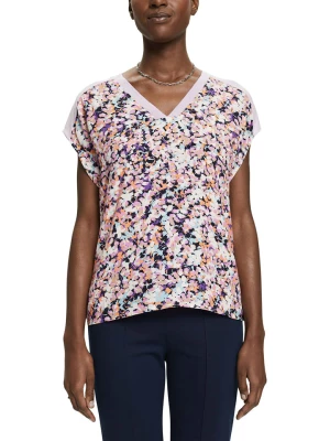 ESPRIT Koszulka w kolorze jasnoróżowym ze wzorem rozmiar: XS