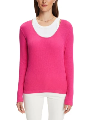 ESPRIT Koszulka w kolorze różowym rozmiar: XS