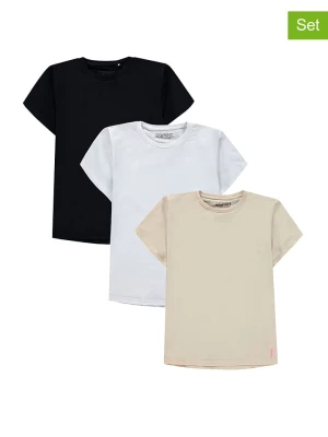 ESPRIT Koszulki (3 szt.) w kolorze czarnym, białym i beżowym rozmiar: 152