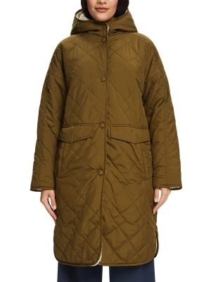 ESPRIT Płaszcz pikowany w kolorze khaki rozmiar: XS