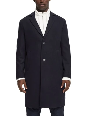 ESPRIT Płaszcz wełniany w kolorze czarnym rozmiar: M