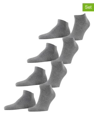 ESPRIT Skarpety (4 pary) "Solid" w kolorze szarym rozmiar: 40-46