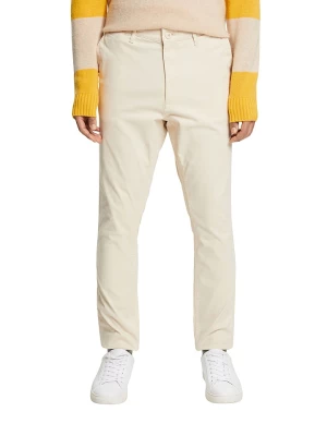 ESPRIT Spodnie chino w kolorze beżowym rozmiar: W29/L32